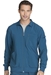 Men's Infinity Zip Front Warm-Up Jacket - Caribbean Blue - CK305A-CAPS-cornerstone