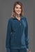 Women's Infinity Zip Front Warm-Up Jacket - Caribbean Blue - 2391A-CAPS-