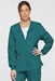 Unisex EDS Signature Snap Front Scrub Jacket - Teal - 86306-TLWZ-cornerstone